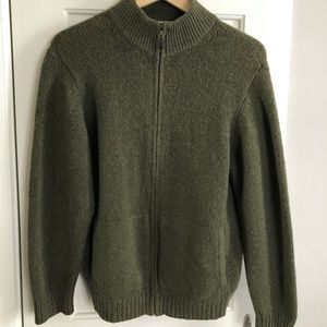 Vintage Lambswool Zip Up | Unisex | LL Bean